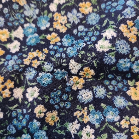 Marie Claire Dark Blue Floral Mini Summer Dress - Picture 10 of 10